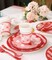 Valentines Day Plates and Napkins Sets - Serves 16 - Includes Paper Cups Cutlery for Valentine Decor Party Supplies Paper Straws Valentines Day Decor Valentine's Day Decorations